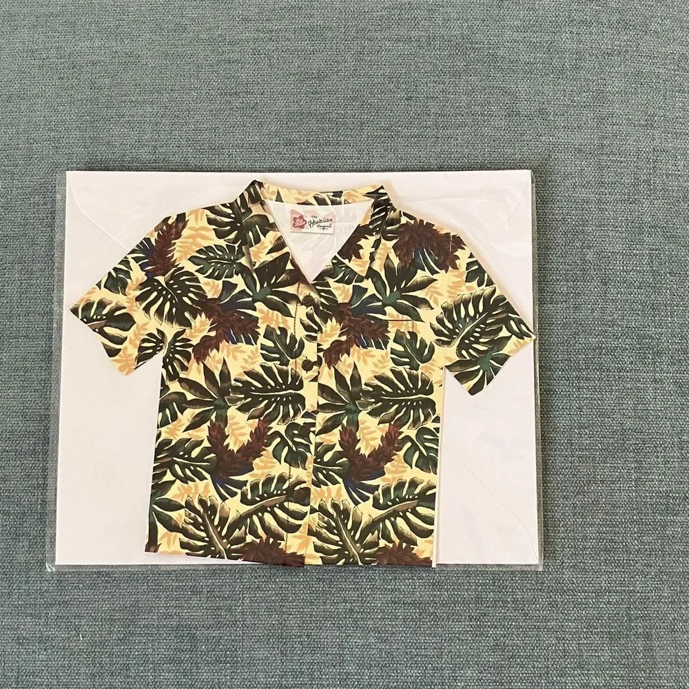 Hawaiian Shirt Stationery Card